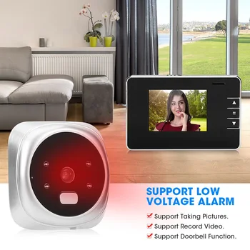 

New 2.8' High-definition Intelligent Electronic Cat Eye Visual Doorbell Night Vision High Quality