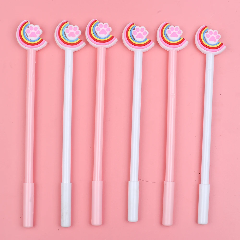 36Pc/Bulk Creative Rainbow Cat Paw Funny Pens Cute Kawaii Writing Ballpoint Back to School Rollerball Girl Stationery Store 2022 |