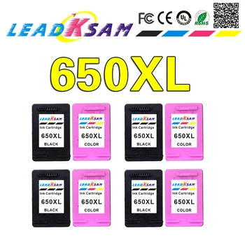 

LEADKSAM Ink Cartridge 650XL compatible for hp 650 hp650 xl hp650xl Deskjet 1015 1515 2515 2545 2645 3515 4645 Printer