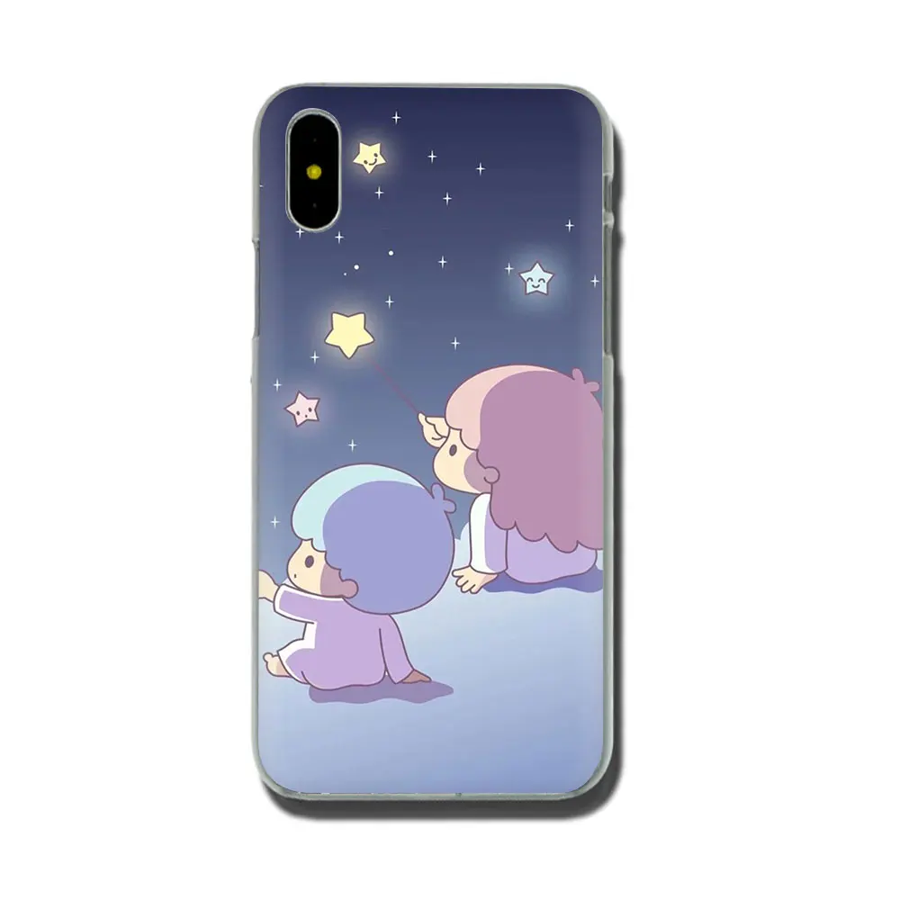 Твердый чехол для телефона EWAU My Melody Little Две звезды для iPhone 11 Pro 6 6S Plus 7 8 Plus X XS XR XS Max - Цвет: H11