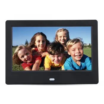 

7" HD Digital Photo Frame 1024 x 600 16:9 Electronic Ablum Alarm Clock Music MP3 MP4 Movie Player Business Birthday Wedding Gift