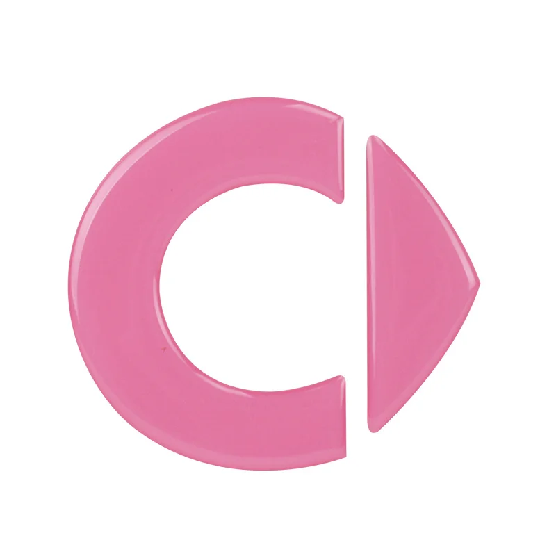Стандартный 3D смарт Fortwo Передняя наклейка с логотипом на автомобиль авто украшения стикеры автомобили наклейка на этикетку автомобиля стиль новые умные аксессуары - Название цвета: Pink logo
