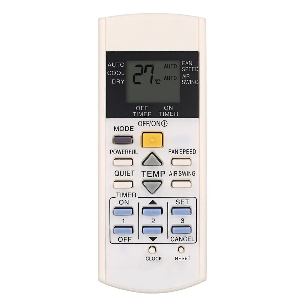 Télécommande Durable de Climatiseur de Repalcement d'ABS pour A75C3299