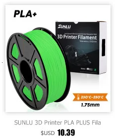 SUNLU 3d Принтер Нити PLA PLUS 1 кг 1,75 мм 1 кг/2.2lb катушка DIY Лучший подарок печать безвредным материалом