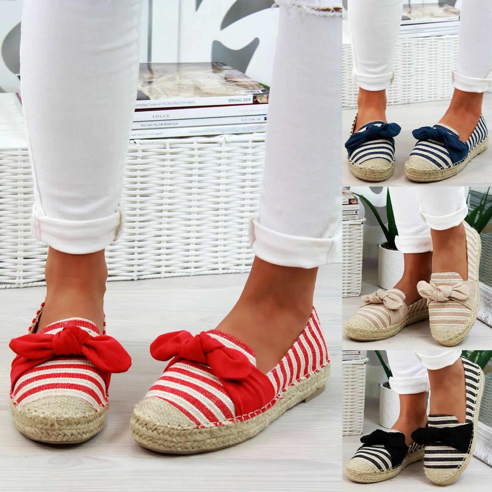 

2020 Fashion New Women Casual Canvas Shoes New Classic Flats Vulcanize Shoes Female Summer Bow Tie Flat Fashion Zapatillas Mujer