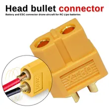 10 шт./лот XT30 XT60 Мужской Женский Пуля Разъемы Разъем для RC Lipo батарея для RC Lipo батарея Квадрокоптер Мультикоптер