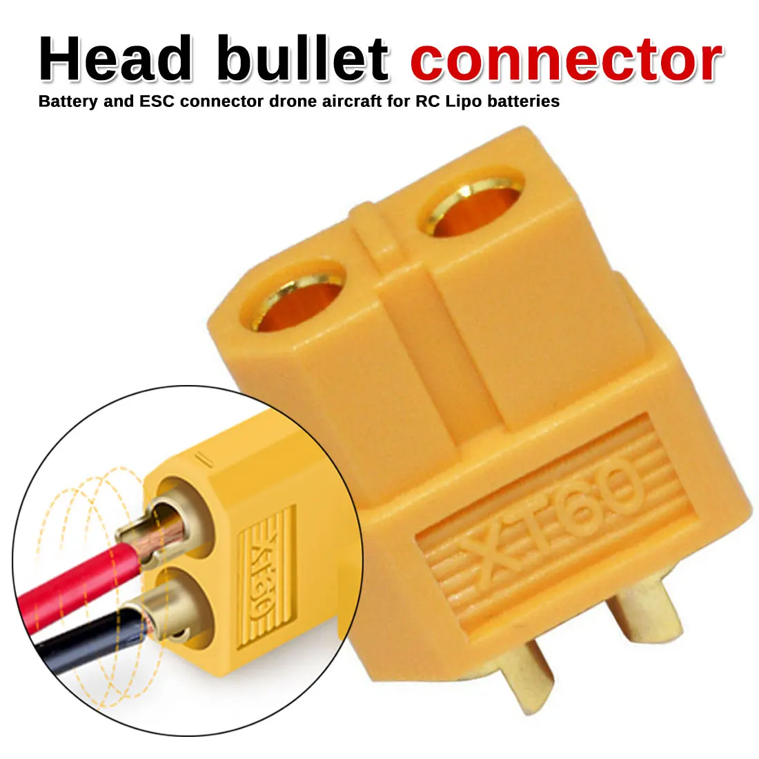 

10pcs/lot XT30 XT60 Male Female Bullet Connectors Plug For RC Lipo Battery Wholesale For RC Lipo Battery Quadcopter Multicopter