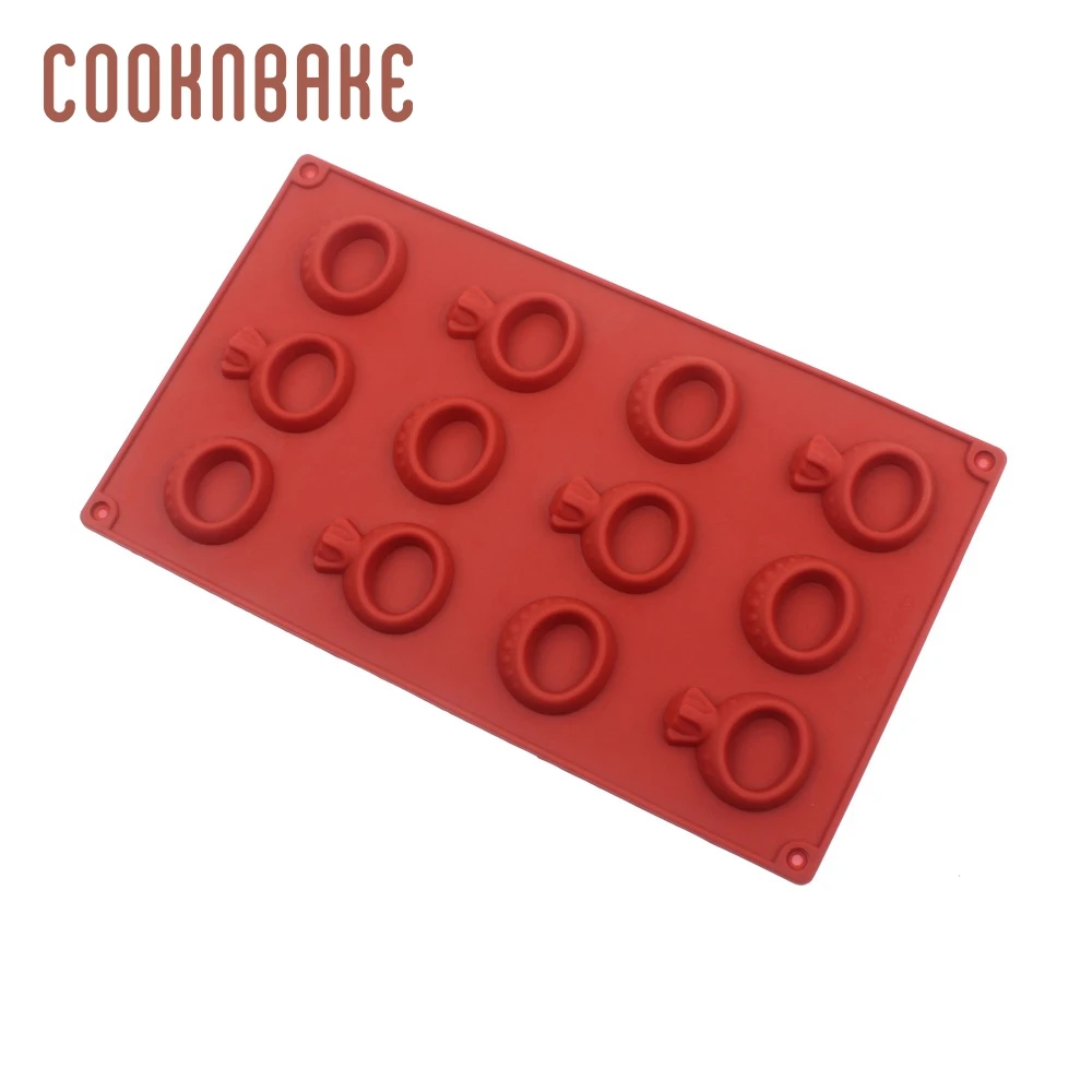 COOKNBAKE, силиконовая форма для шоколадного кольца, форма конфет, печенья, кондитерских изделий, инструмент для выпечки, 12 полости, инструмент для украшения торта, лоток для льда