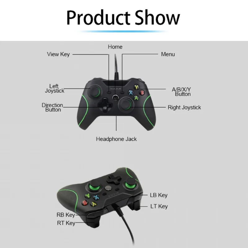 USB проводной контроллер для microsoft Xbox One контроллер геймпад для Xbox One тонкий ПК Windows мандо для Xbox one джойстик