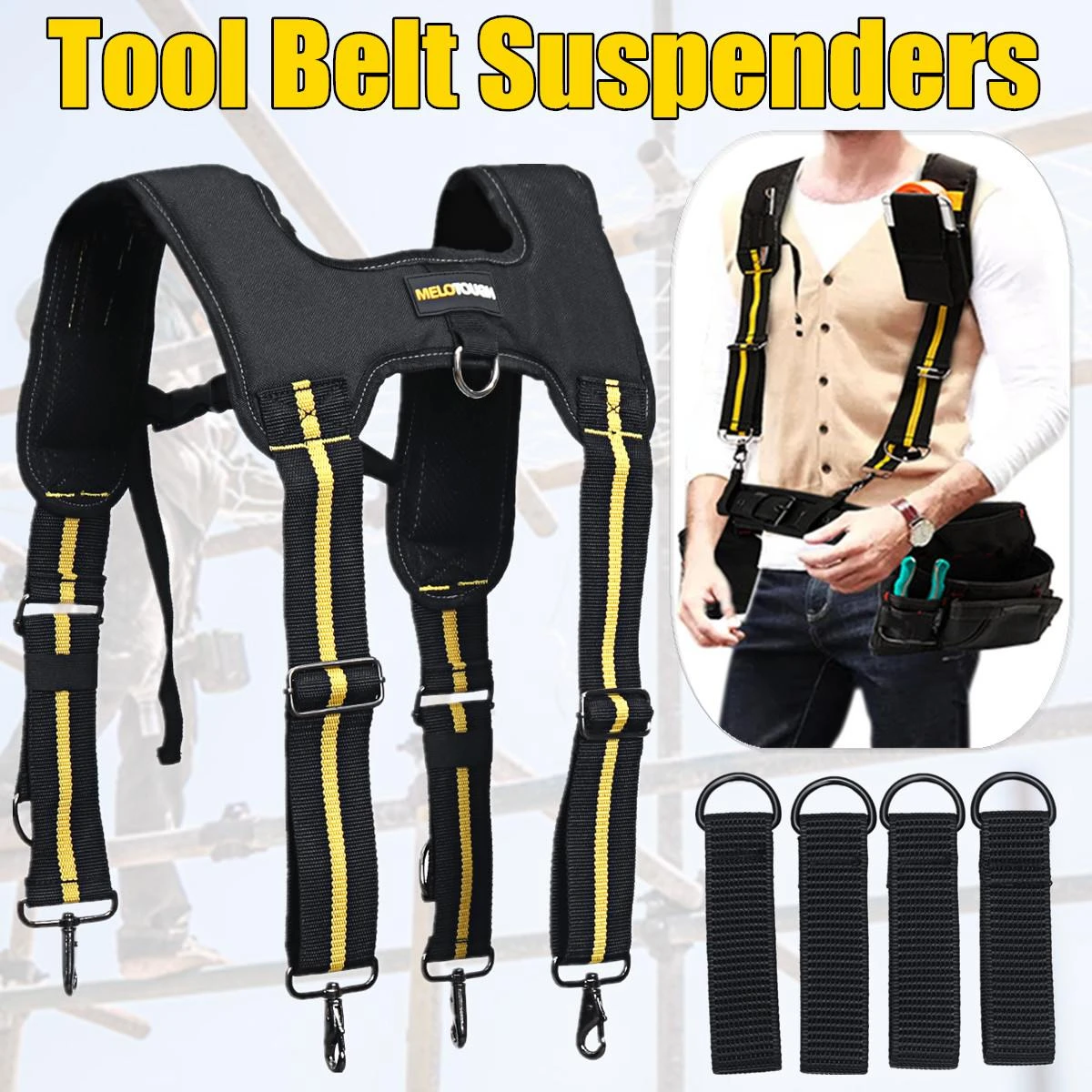 work belt suspenders