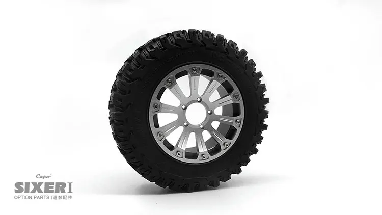 4 шт. 2,8 дюймов M/T функциональные шины стиль для Капо sixer 1 Suzuki Samurai 1/6 rc автомобиль игрушка CD15828MT-2