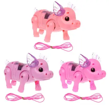 

Cute Dreamy Pig Pet With Light Walk Music Electronic Pets Robot Toys For Kids Boys Girls Gift QX2D