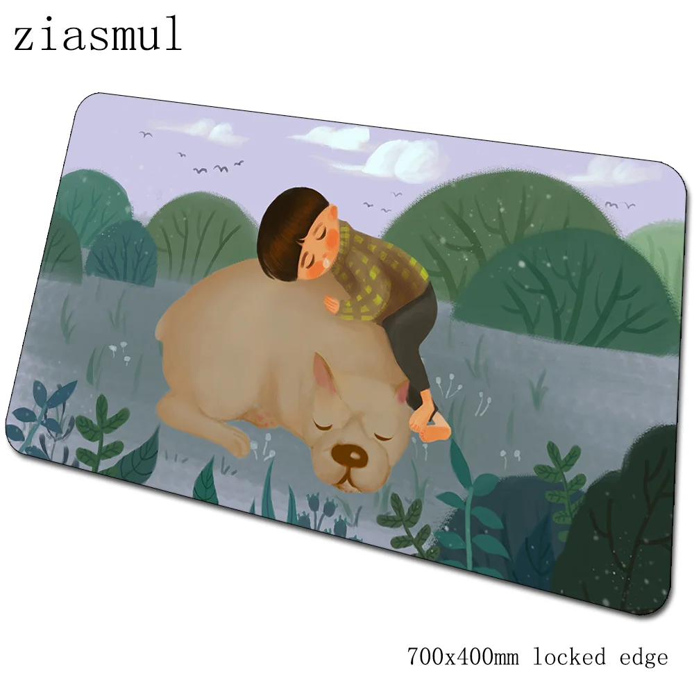 Забавный Коврик для компьютерной мыши 700x400x2 мм коврики Kawaii компьютерная мышь коврик игровые аксессуары милые игровые коврики и чехлы геймер - Цвет: size 700x400x2mm