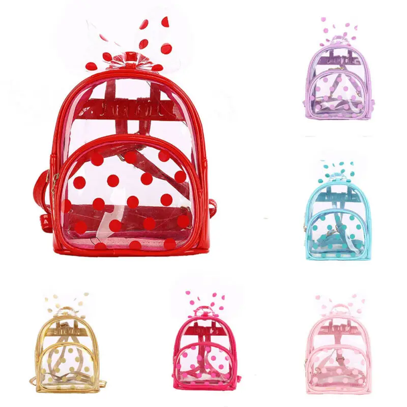 Прозрачные дорожные сумки из ПВХ школьный рюкзак прозрачные водонепроницаемые