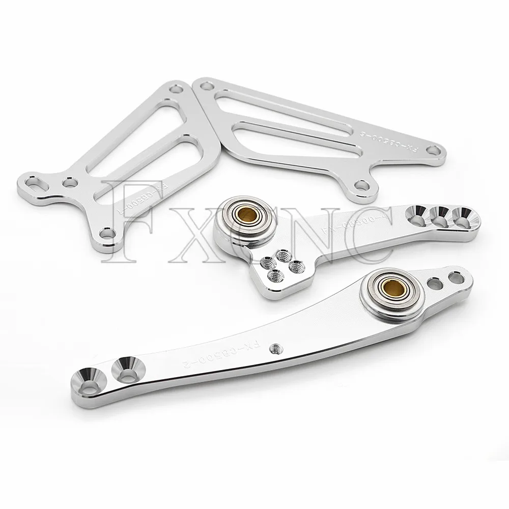 CNC мотоцикл Rearset ножной Peg тормозной рычаг переключения передач+ крыло для Honda CBR500R CBR400R CB500F CB400F CBR 500 2013