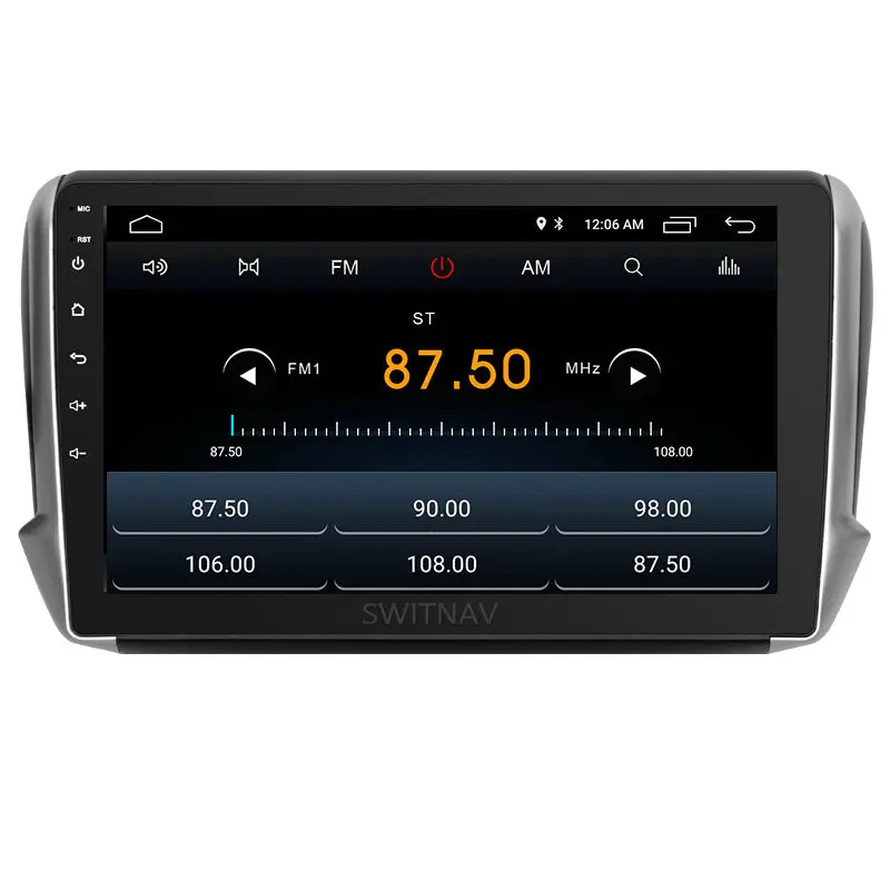 SWITNAV большой экран Android 9,0 автомобильный dvd-плеер для PEUGEOT 208/2008 Автомобильный мультимедийный поддержка DVR dab OBD Автомобильный аудио gps