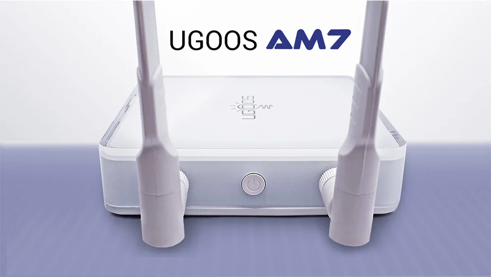 UGOOS AM7 TV BOX Android 11 Amlogic S905X4 DDR4 4GB RAM 32GB ROM Support AV1 CEC HDR WiFi6 1000M BT5.0 OTT 4K TVBOX Set top box