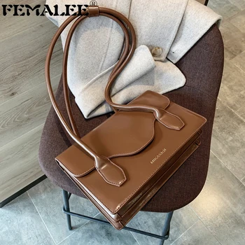 

Portable Platinum Shoulder Bag Fashion Ladies Underarm Bags Retro Solid Color Totes PU Niche Brands Luxury Designer Women Bags