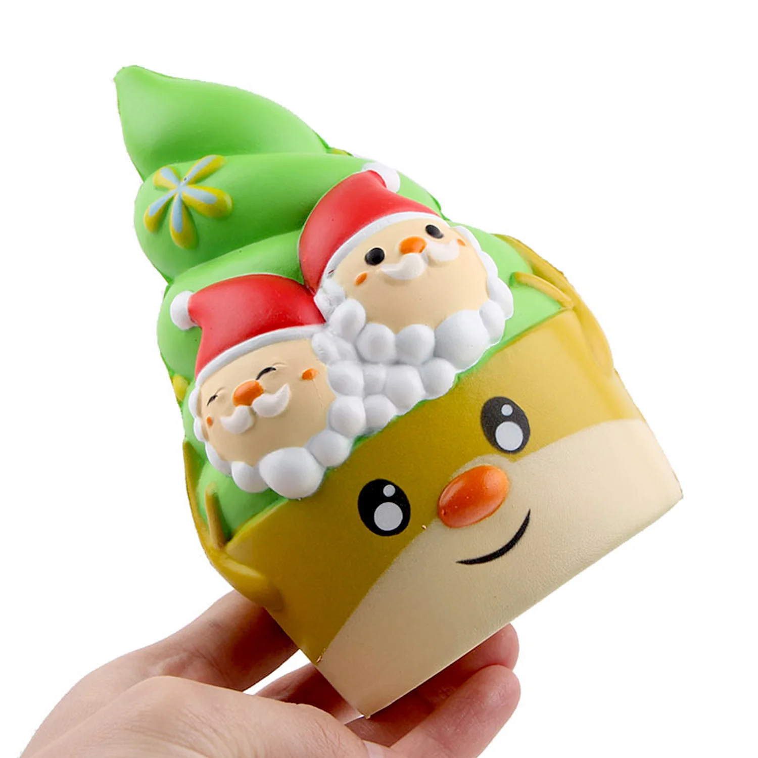 Kawaii мягкие игрушки для мороженого, медленно поднимающиеся игрушки для детей, взрослых, снимает стресс, тревога, Рождество, украшение для дома