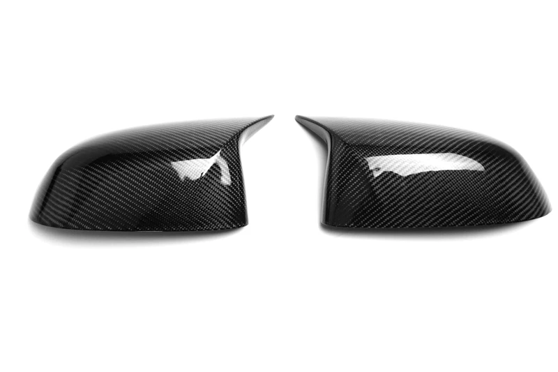 Заднего углеродного волокна X3 G01 X4 G02 зеркальные чехлы подходят для- BMW X5 G05/X6 G06 глянцевые черные боковые зеркальные крышки автомобильные аксессуары