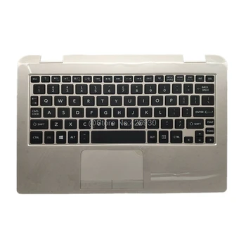 

Laptop Palmrest For Toshiba For Satellite Radius L10W-B L15W L15W-B1208 L15W-B1302 silver with English US black keyboard 95%new