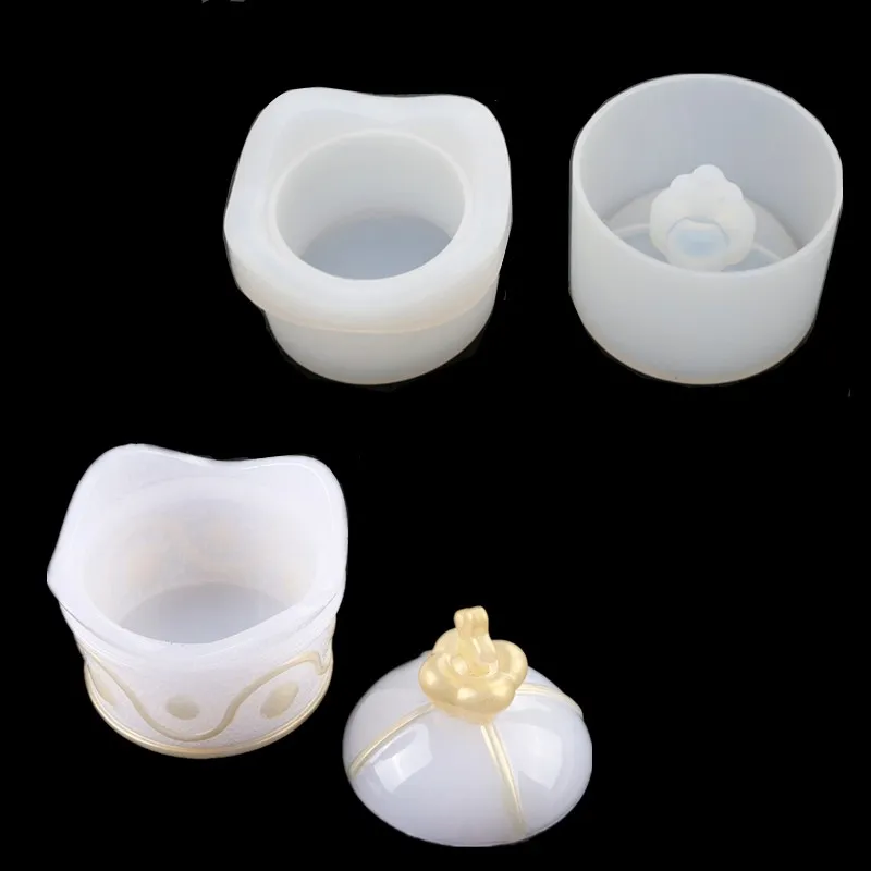 Форма короны DIY зеркало коробка для хранения силиконовые формы шкатулка, штукатурка, глина и другие ручной работы, декоративные инструменты