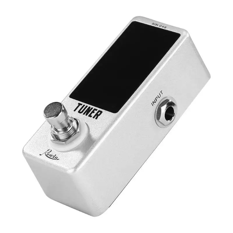 Rowin LT-910 цинковый сплав Высокая точность гитары хроматический тюнер педаль эффектов