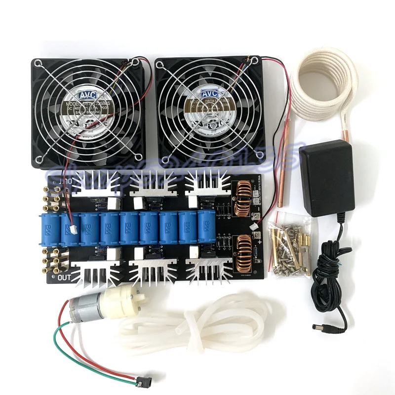 US $112.90 3000W 50A ZVS Medium And High Frequency Induction Heating Machine Quenching Induction Heating Board Flyback Driver