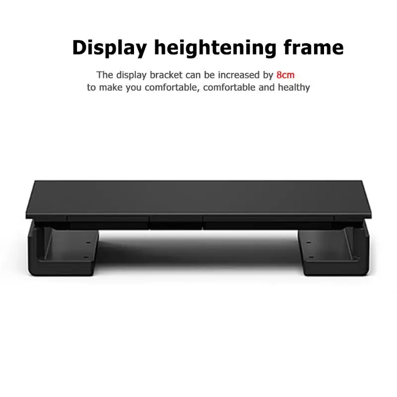 

Computer Monitor Increased Stand Screen Heightened Base Storage Shelf Mount Multifunction Heightened Stand for Phone Tablet PC