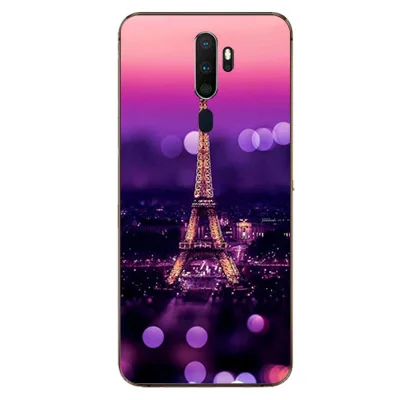 Для OPPO A5 чехол роскошный чехол из ТПУ и силикона чехол s для OPPO A9 задняя крышка телефона Funda Coque - Цвет: W11
