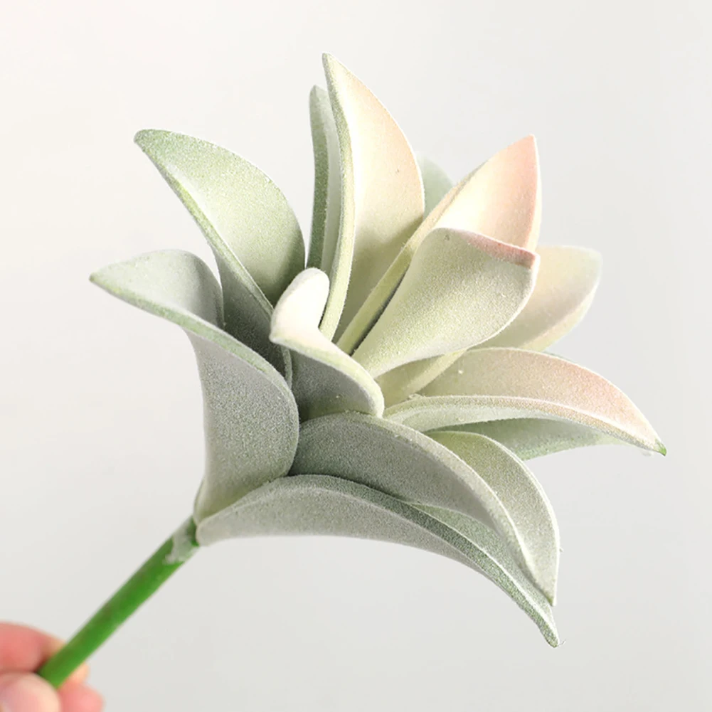 Mini Artificial Succulent Plant Bonsai Fake Pineapple Leaf Balcony Home Office Desktop Decor