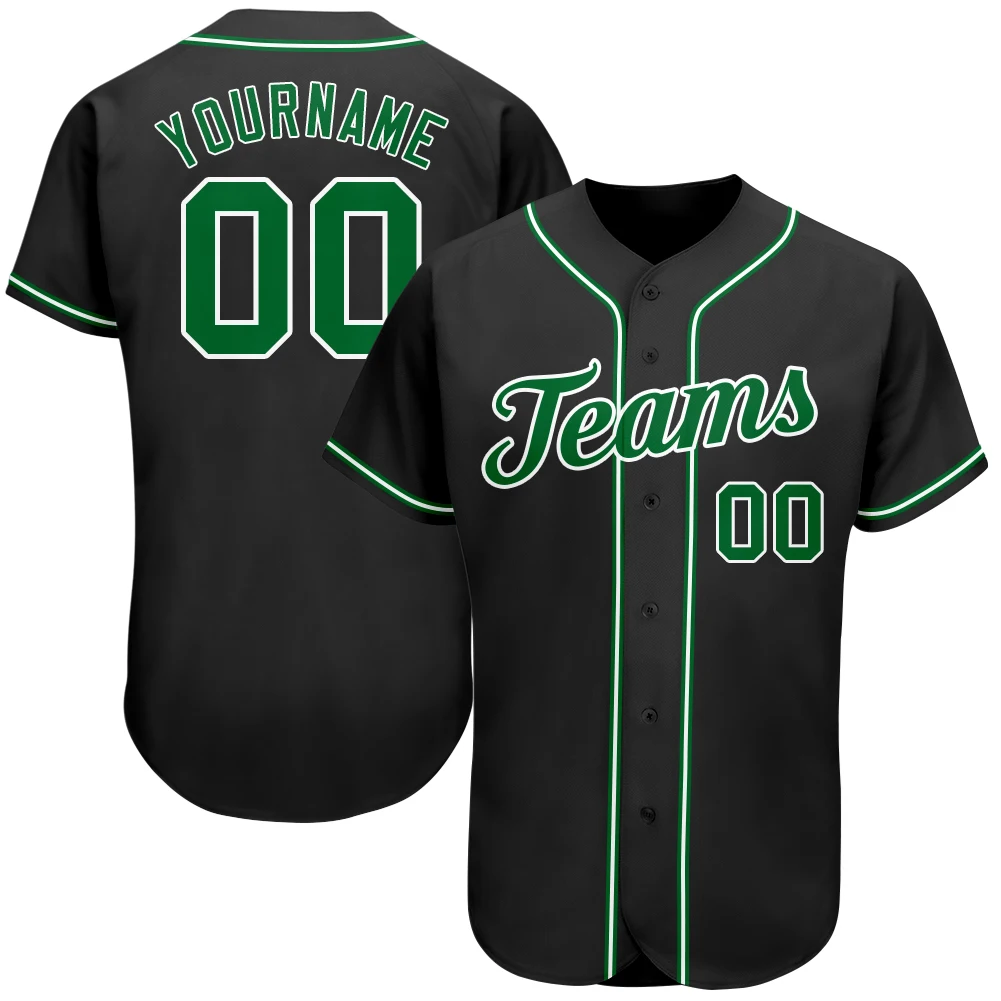 Baseball Jersey Personalized Printed Team Name/Numbers Make Your Own V-neck Sweat-absorbing Softball Sportswear for Men