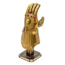 Rompecabezas de Metal 3D para niños, kit de guantes infinitos, modelo de ensamblaje, rompecabezas, juguetes de regalo