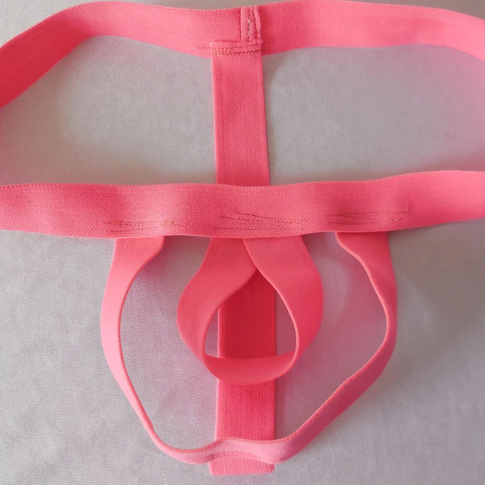Sexy T-back Design String Thong Underwear  for Men Stretchy Open Pouch Rings G-Strings & Thongs Stretchy Jockstrap Underwear