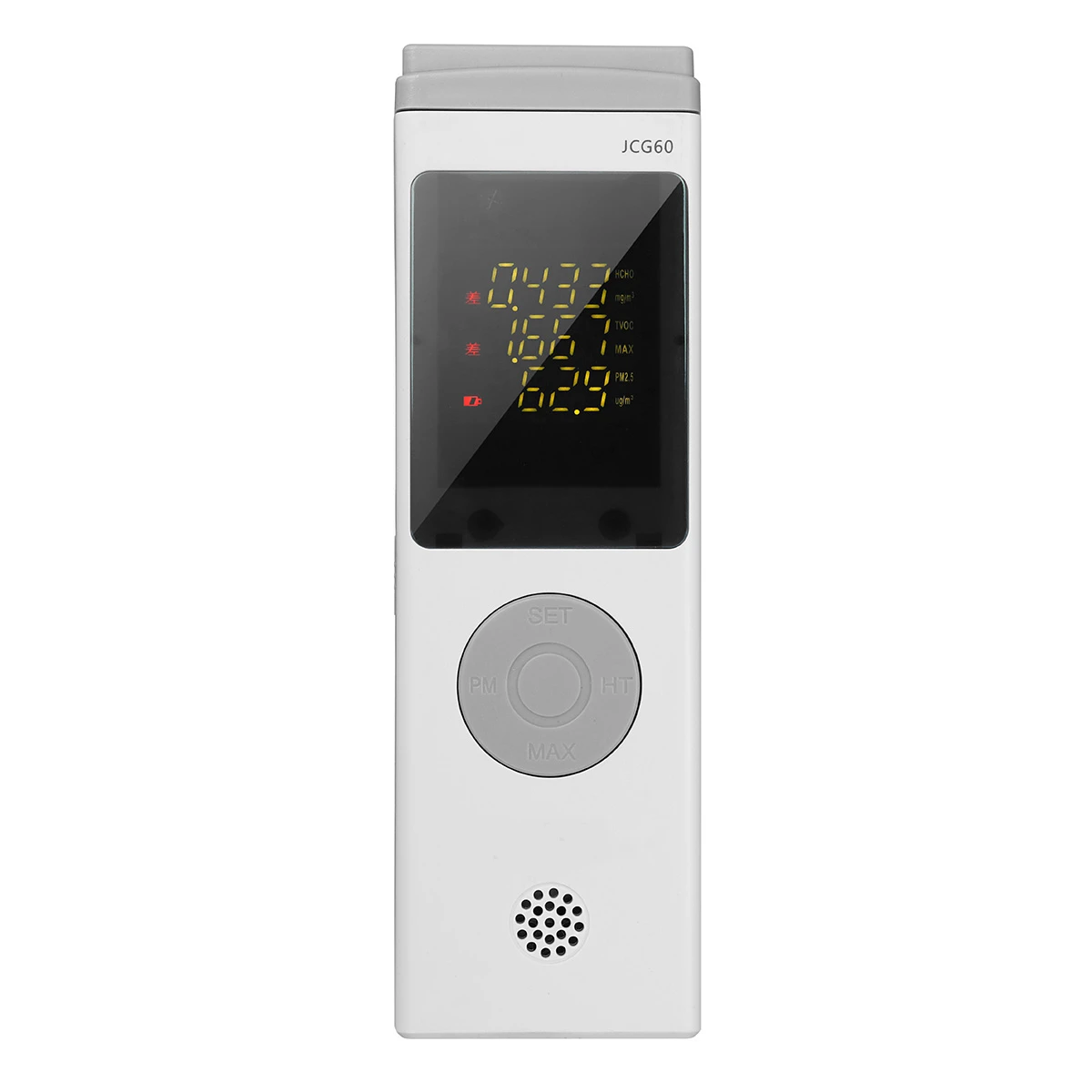 

USB Rechargeable Formaldehyde Detector Portable TVOC PM2.5 Multifunctional Air Quality Pollution Monitor LCD Display Home Office