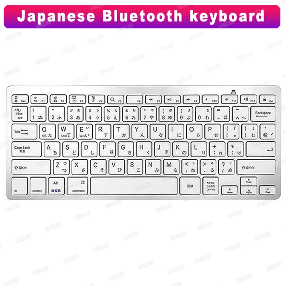 KeyboardNirkabel78KeysJepangUltraSlimuntukiPadWindowsOSMac