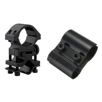 

Flashlight Visor Clip Holder Of Clamp Aluminum Shotgun Rifle Holder Bracket Lamp Flashlights with Mounting Accessories OVP