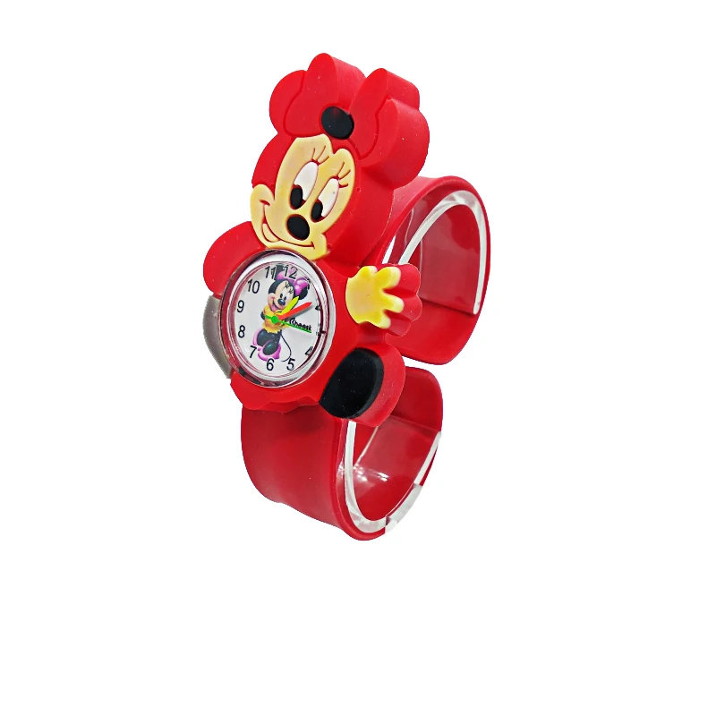 Montre Enfant 3D Микки Игрушки для мальчиков часы для детей часы Розовый Минни резиновый ремешок часы для девочек детский Рождественский подарок для детей