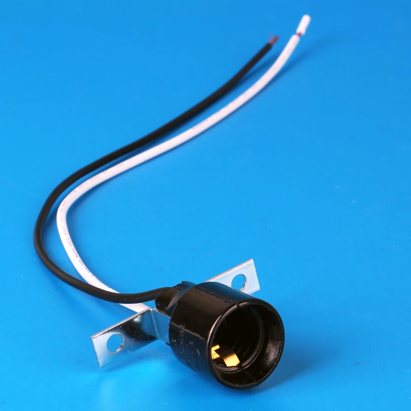 1pcs 30cm Long Cable US/European Standard E17 Lamp holder light disinfection accessories 10V3W insulation Bakelite lamp base