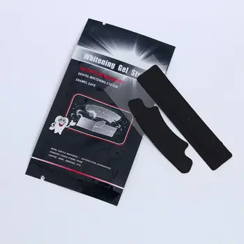 

1pc dental cleaning charcoal strips 28pcs/ 14pairs mint flavor whitening tooth black strips