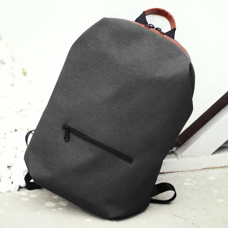 BISON DENIM Men Backpack 15.6 inches Laptop USB Charging Backpack Water Repellent Rucksack School Teenager Mochila N2894 - Цвет: black