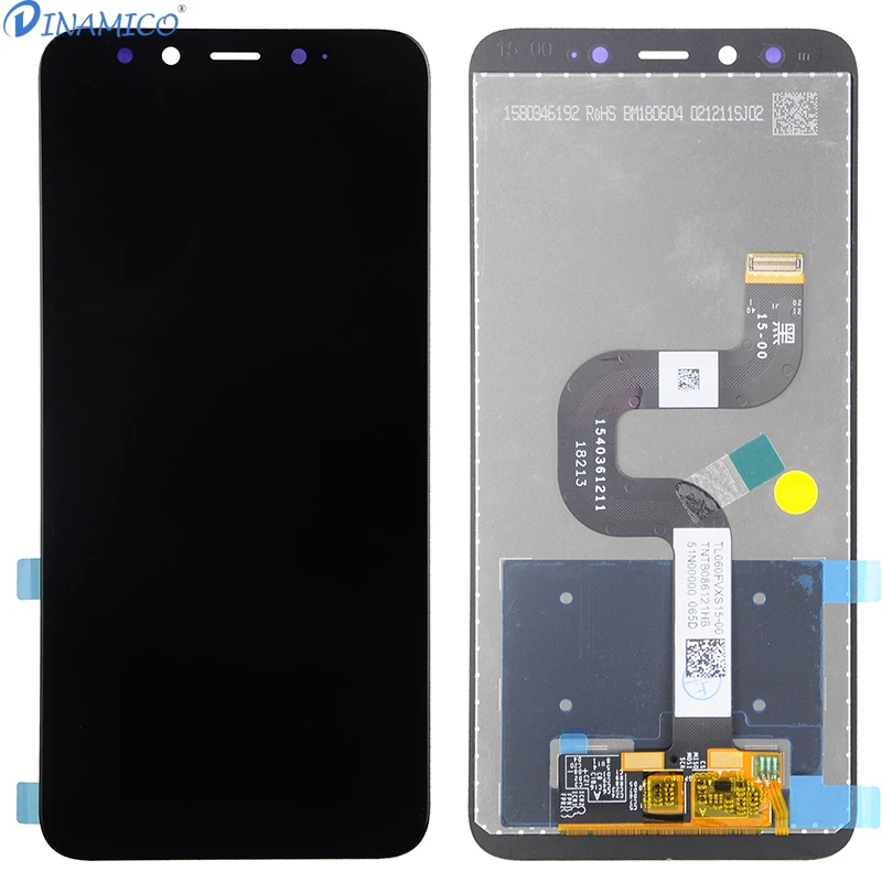 Dina mi co запасные части mi 6X дисплей для Xiaomi mi A2 Lcd дисплей сенсорный экран дигитайзер сборка 5 шт