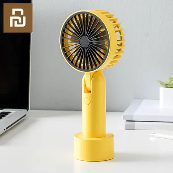 

Jordan&Judy 3-Speed Handheld Cooling Fan USB Rechargeable 180 Wide Angle Portable Outdoor Office Mute Eectric Fan With Base