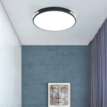 

Balcony entrance ceiling lamp simple modern corridor aisle lamp Nordic black corridor staircase LED ceiling lamp