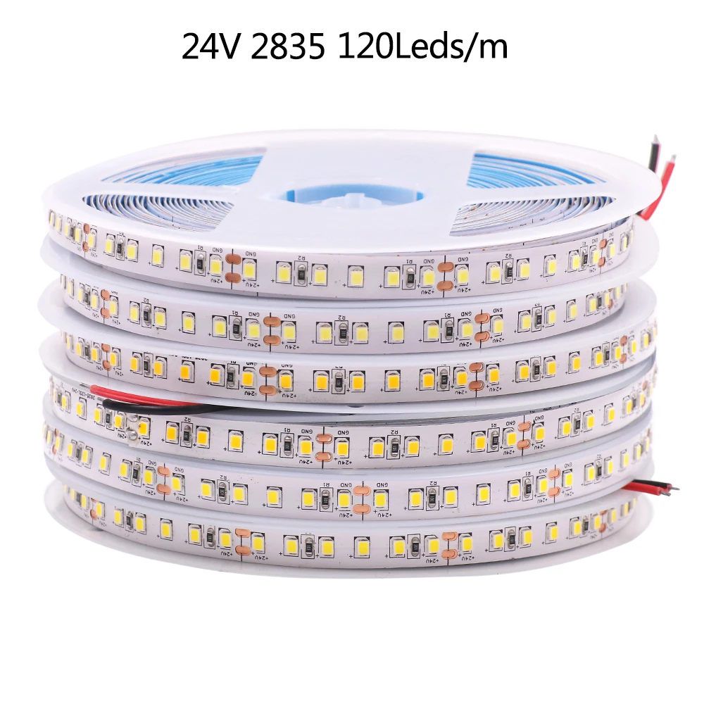 Flexibel LED Strip Light SMD2835 5M 300LEDs 600Leds 1200LEDs Waterproof LED Ribbon Lamp Tape Super bright fita de led Rope Light