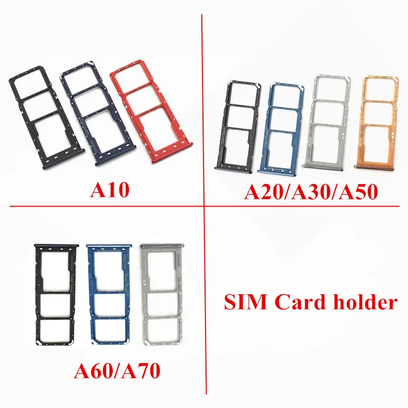 Картридер для Sim-карт Samsung Galaxy A10 A20 A30 A50 A60 A70 | Мобильные телефоны и аксессуары