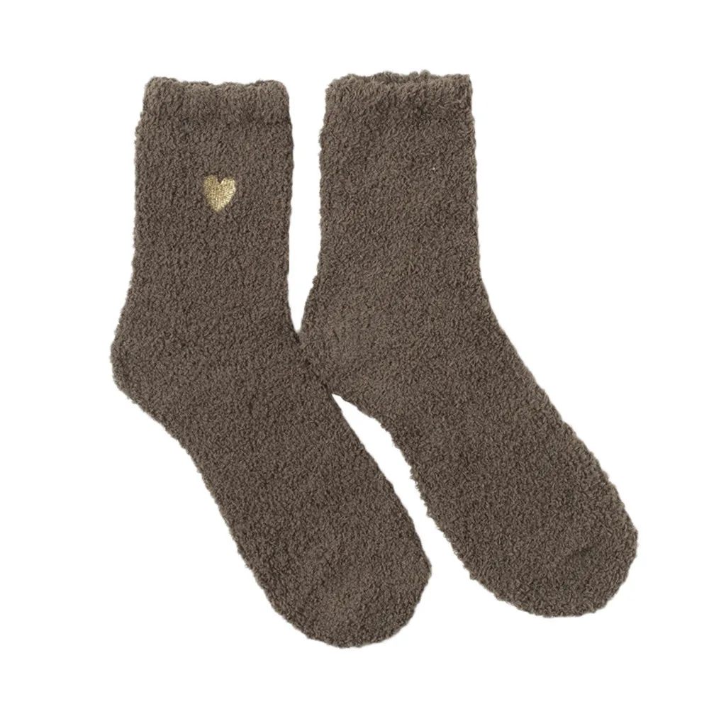 Популярные женские хлопковые носки милые толстые Нескользящие высококачественные носки-тапочки из кораллового флиса Мягкие Красивые носки# ZB