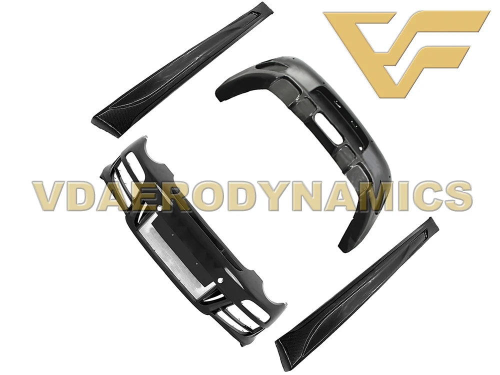 Подходит для 04-11 997 997,1 997,2 Porsche 911 Carrera S 4 4S GTS VAD-PD полный комплект кузова передний бампер задний бампер боковые юбки