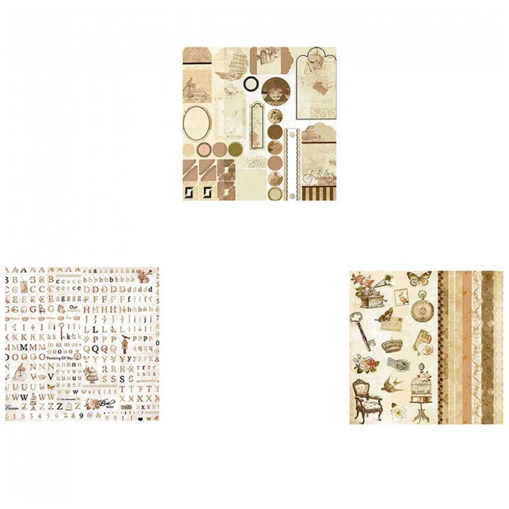 Набор бумаги Perfect Craft "Кофе с молоком" 30,5*30,5 см