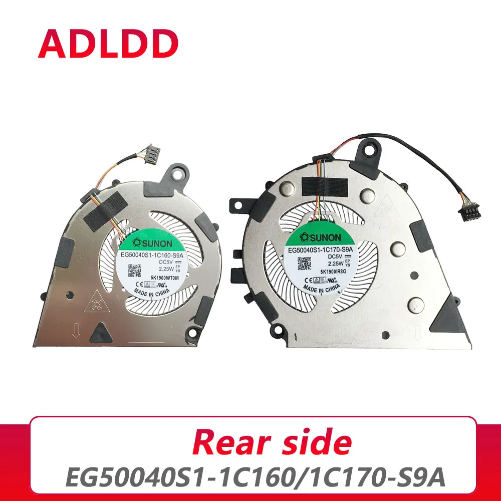 GPU CPU fan for LENOVO 2019 air 14 Sharp dragon IdeaPad FLEX14 API EG50040S1-1C170-S9A DC2800NNS0 EG50040S1-1C160-S9A DC2800O3S0 |